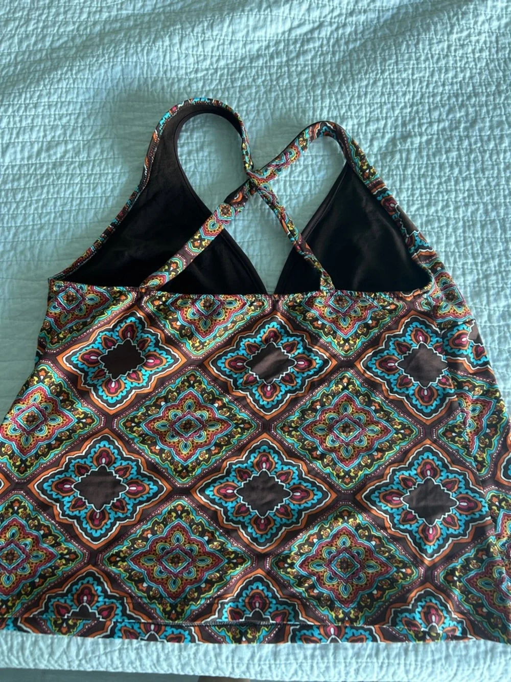 Geometric Multicolor top - Picture 3 of 3